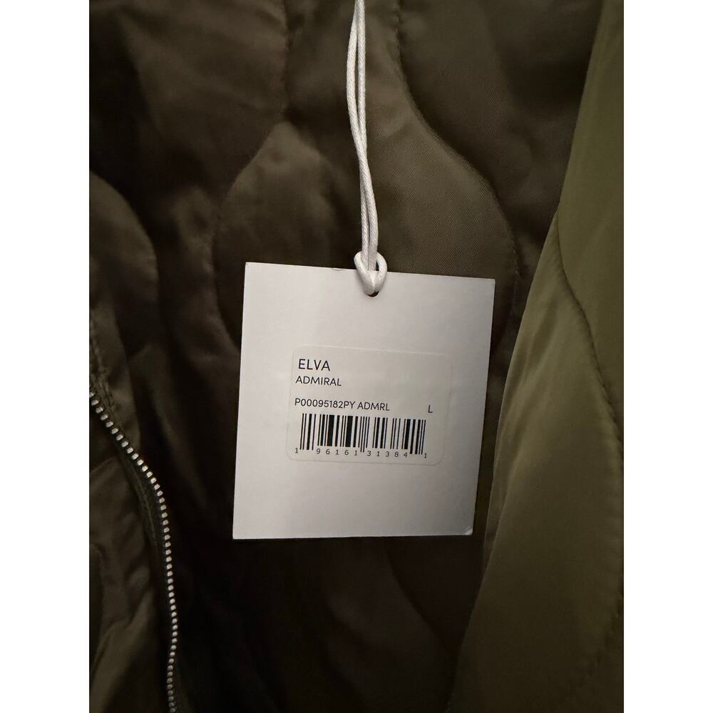 New pistola Elva puffer jacket admiral green sz large - Picture 7 of 8